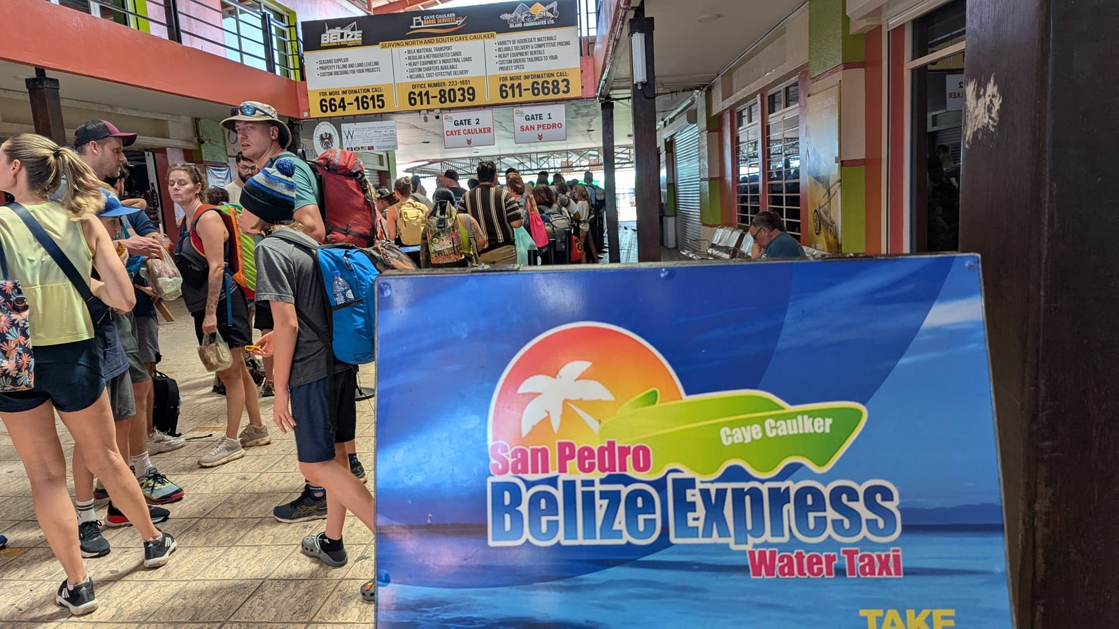 San Pedro Belize Express water taxi terminal