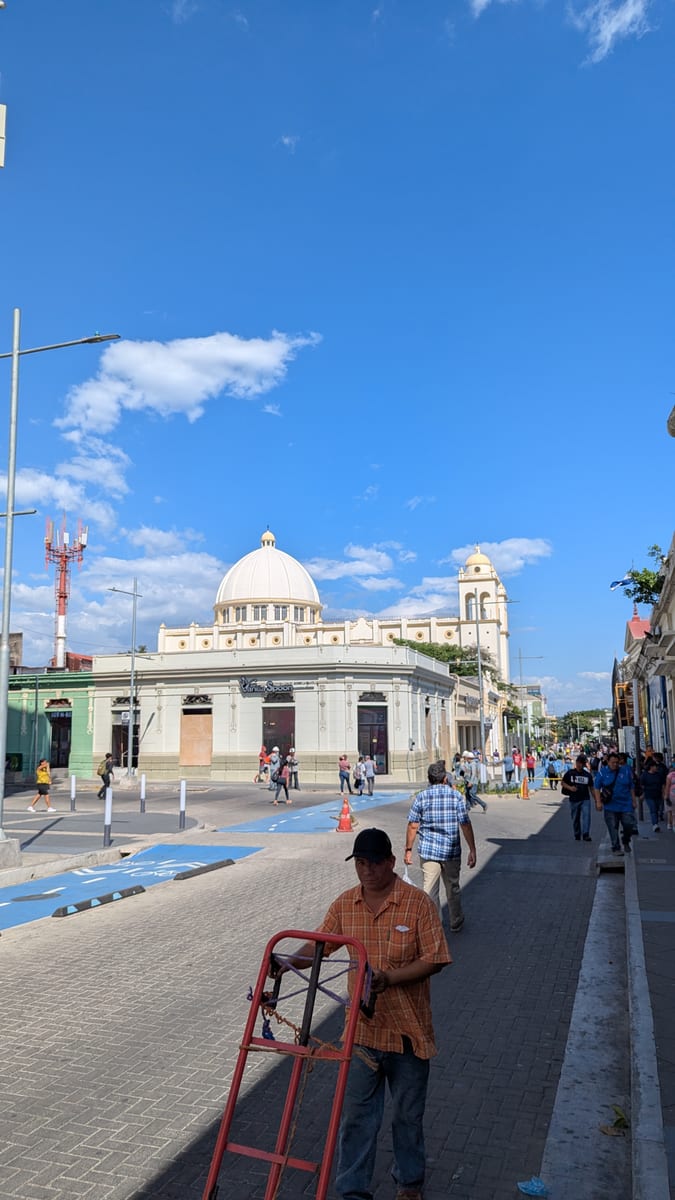 The National Palace in San Salvador historic center
