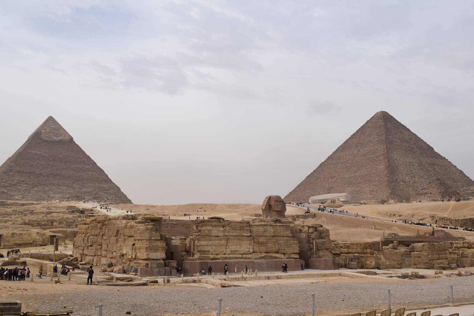 Close-up of the Great Sphinx of Giza
